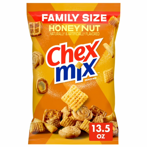 Chex Mix Sweet and Salty Honey Nut Snack Mix, Family Size, 13.5 oz