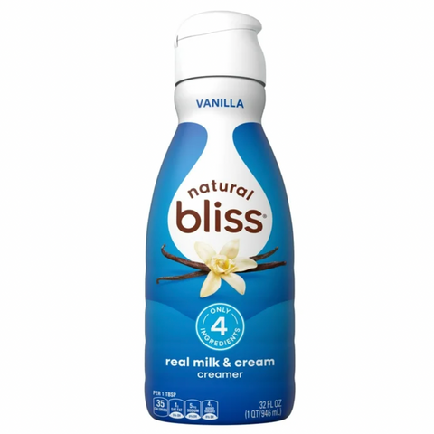 Natural Bliss Vanilla, Liquid Dairy Coffee Creamer, 32 fl oz