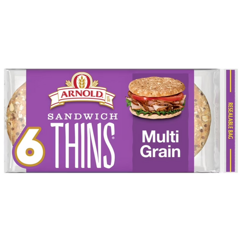 Arnold Multigrain Sandwich Thins, 6 Rolls