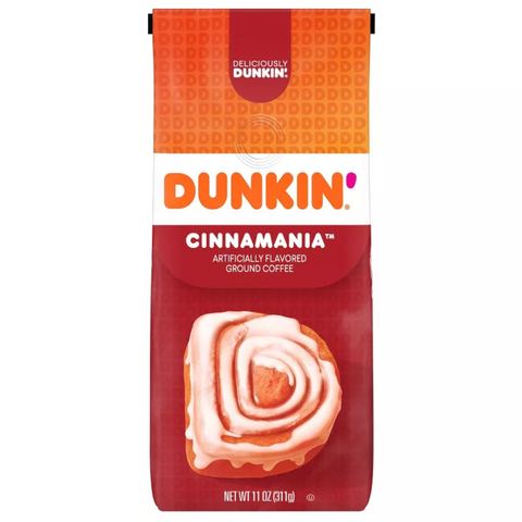 Dunkin' Donuts Cinnamania Medium Roast Ground Coffee, 11 oz