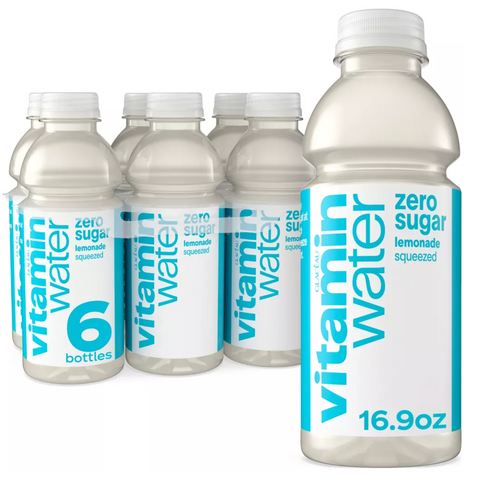 Vitaminwater zero Squeezed, 16.9 fl oz, 6 Ct