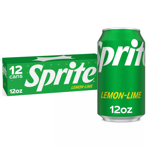 Sprite Lemon Lime Soda 12fl oz, 12 Ct
