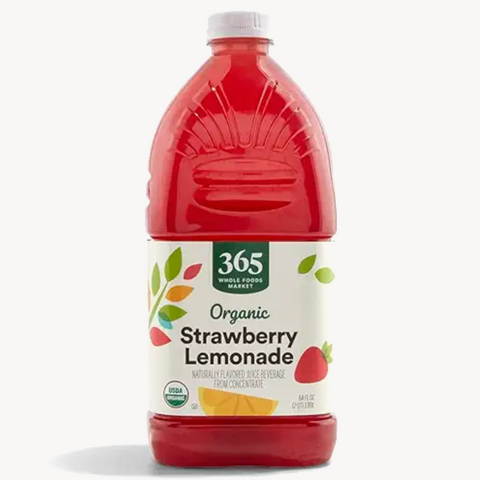 365 Organic Strawberry Lemonade, 64 Fl Oz