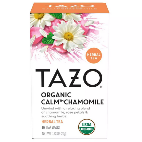 Tazo Tea Bags Organic Calm Chamomile, 16 Count