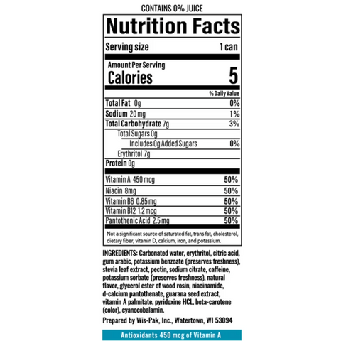 BUBBL'R Antioxidant Sparkling Water, Tropical Dream'r, 12 fl oz, 6 Count