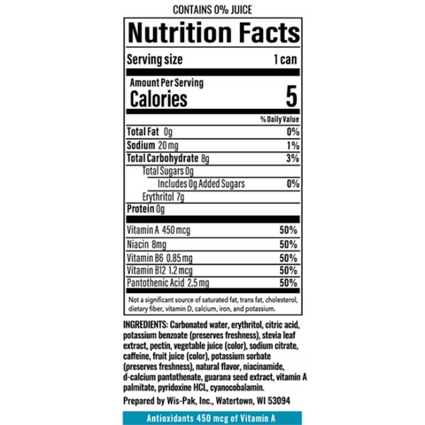 BUBBL'R Antioxidant Sparkling Water, Wild Cherry Chill'r, 12 fl oz, 6 Count