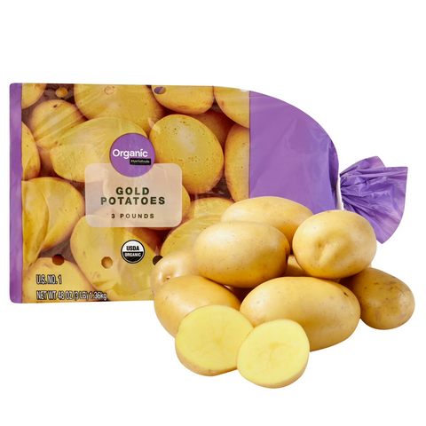 Marketside Organic Gold Potatoes, 3 lb Bag