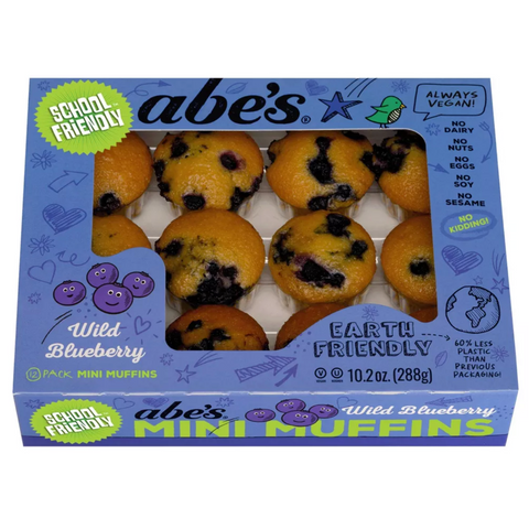Abe's Wild Blueberry Vegan Muffins, 10 oz, 12 Count