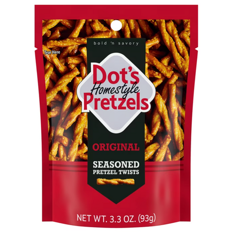 Dot's Homestyle Pretzels Original Seasoned Pretzel Twists, 3.3 oz