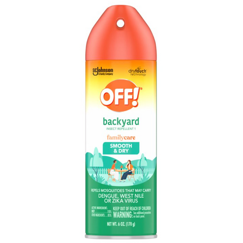 OFF! FamilyCare Mosquito Repellent Bug Spray Smooth & Dry, 6oz