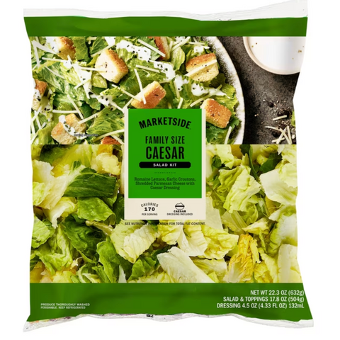 Marketside Caesar Salad Kit Family Size, 22.3 oz