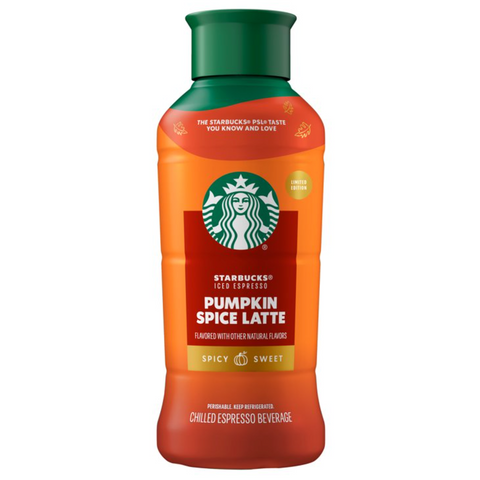 Starbucks Pumpkin Spice Latte Iced Espresso, 40 oz