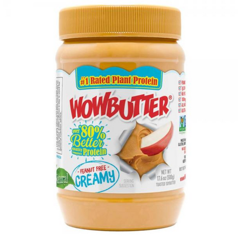 Wowbutter Peanut Free Creamy Toasted Soybutter, 17.6 oz