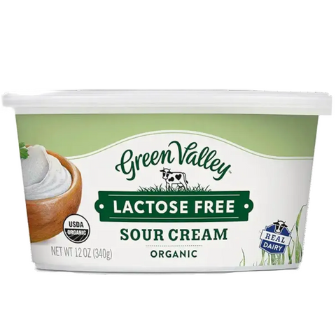 Green Valley Lactose Free Organic Sour Cream, 12 oz.