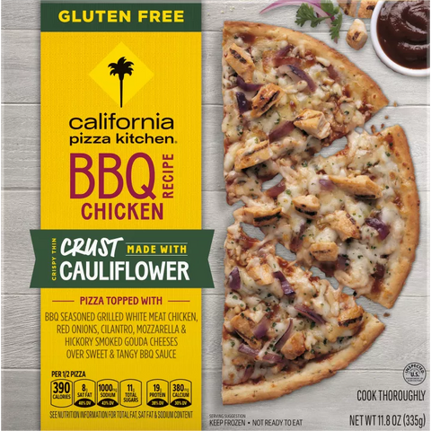 California Pizza Kitchen Gluten Free Cauliflower Crust, BBQ Chicken Pizza, 11.8 oz