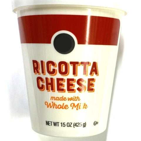 Store Brand Whole Milk Ricotta Cheese, 15oz