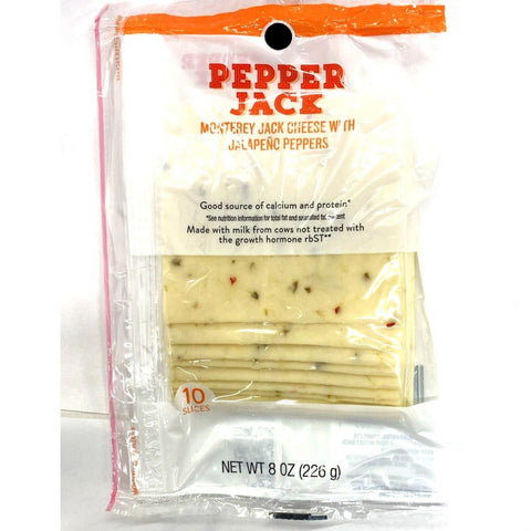 Store Brand Pepper Jack Cheese Slices, 10 Slices