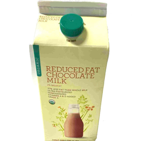 Organic Store Brand Reduced Fat Chocolate Milk, Half Gallon