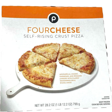 Store Brand Four Cheese Pizza, Crispy Crust, 28.2 oz.