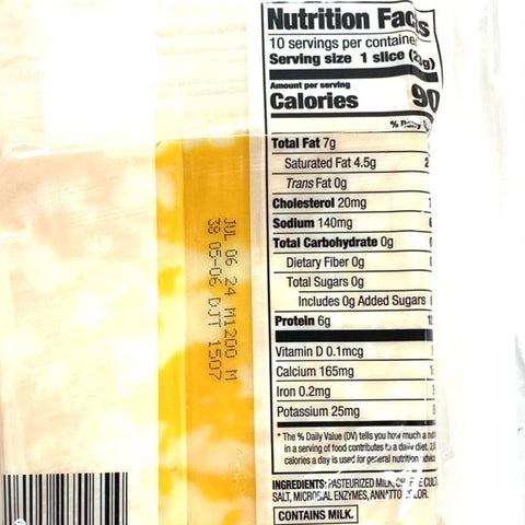 Store Brand Colby Jack Cheese Slices, 10 Slices