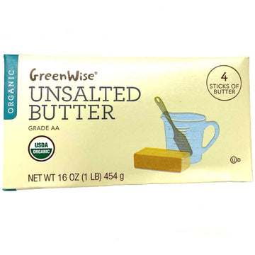 Organic Store Brand Unsalted Organic Butter, 4 Sticks
