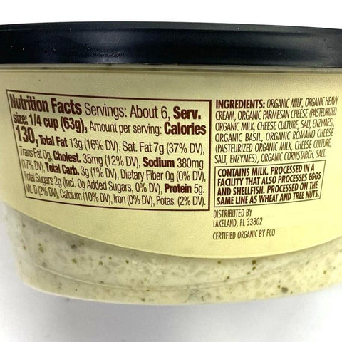 Organic Store Brand Basil Pesto Cream Sauce, 12 oz