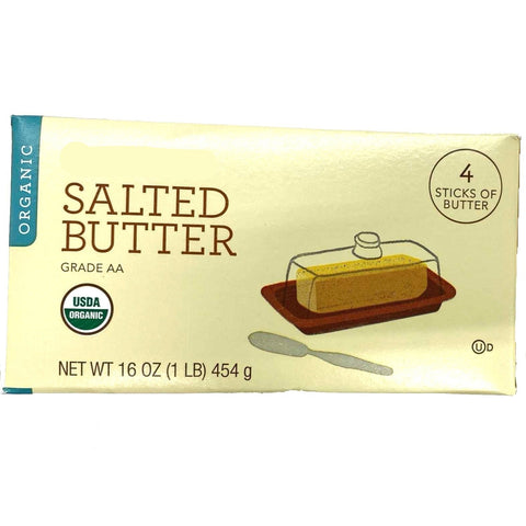 Organic Store Brand Salted Organic Butter, 4 Sticks