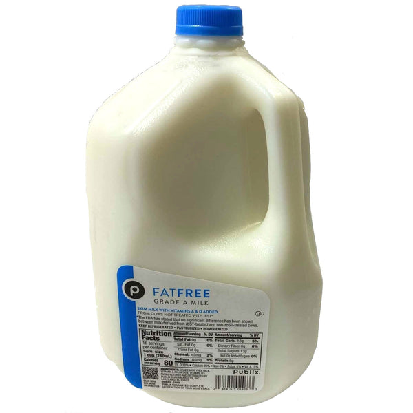 Store Brand Milk, Fat Free, 1 Gallon