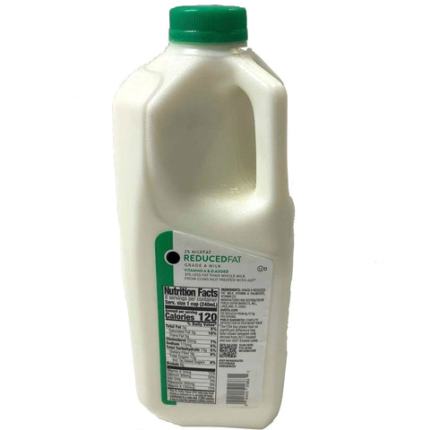 Store Brand Milk, Reduced Fat, 2% Milk fat, Half Gallon