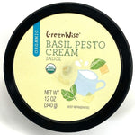 Organic Store Brand Basil Pesto Cream Sauce, 12 oz
