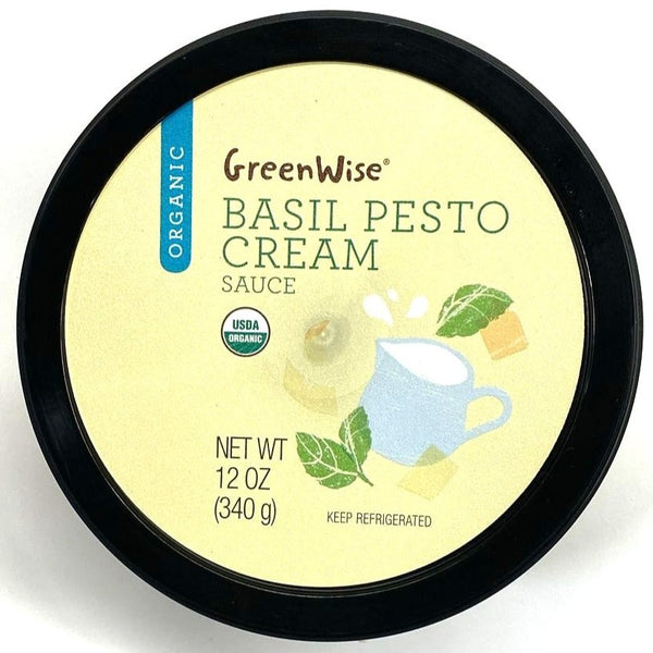 Organic Store Brand Basil Pesto Cream Sauce, 12 oz