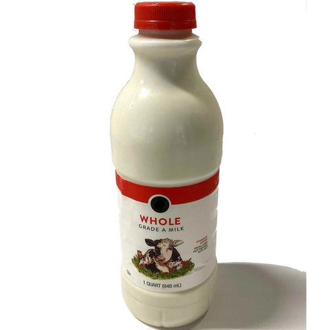 Store Brand Whole Grade A Milk, 1 quart