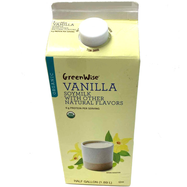 Organic Store Brand Vanilla Soymilk, Half Gallon