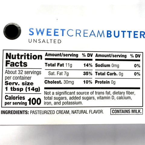 Store Brand Sweet Cream Unsalted Butter, 4 Quarters