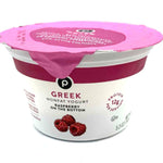 Store Brand Greek Yogurt, Nonfat, Raspberry, Fruit on the Bottom, 5.3 oz
