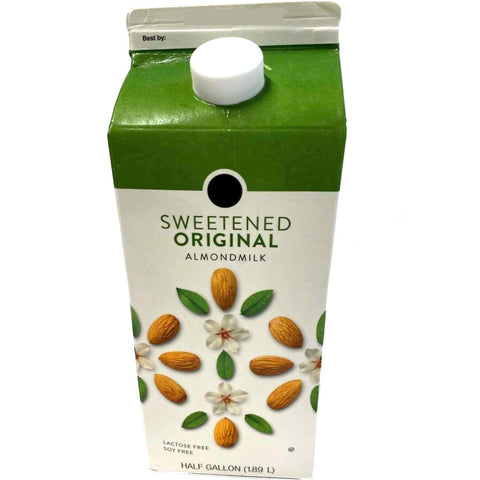 Store Brand Sweetened Original Almondmilk, Half Gallon