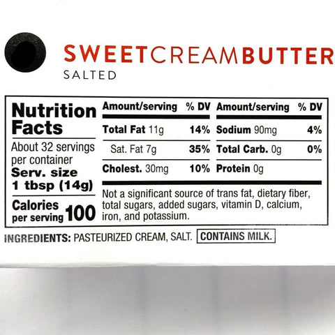 Store Brand Sweet Cream Salted Butter, 4 Quarters