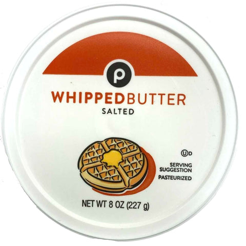 Store Brand Whipped Butter, Salted, 8 oz.