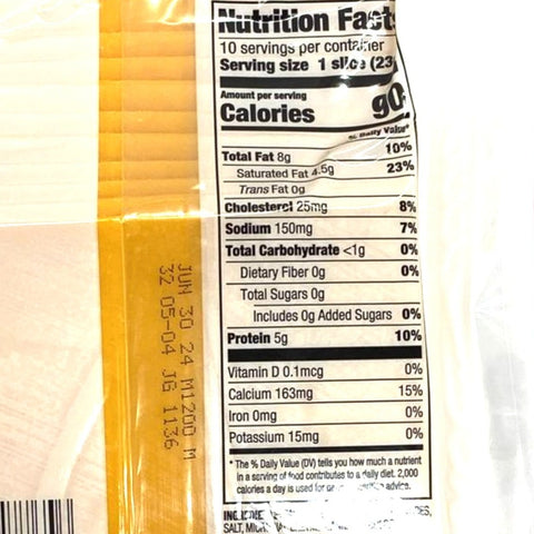 Store Brand Mild Cheddar Cheese Slices, 10 Slices