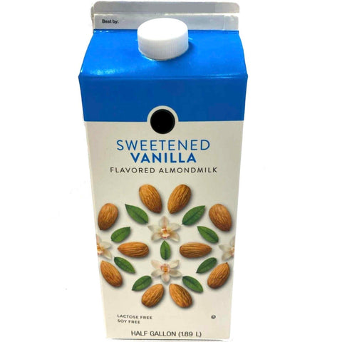 Store Brand Sweetened Vanilla Almondmilk, Half Gallon