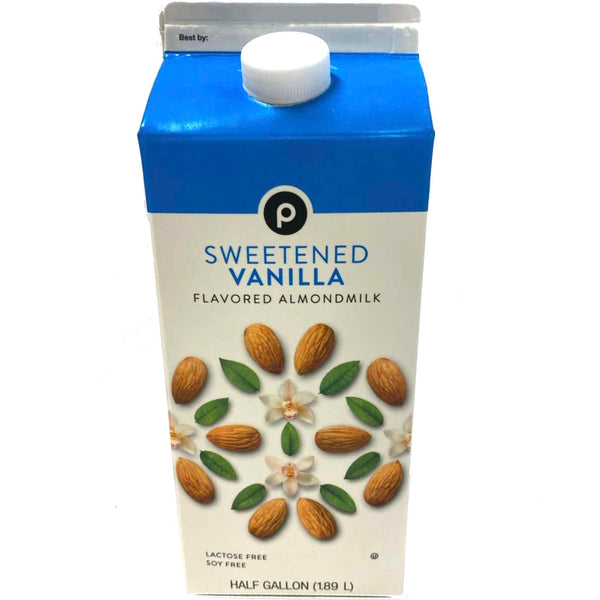 Store Brand Sweetened Vanilla Almondmilk, Half Gallon