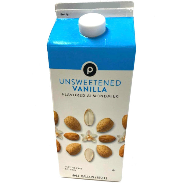 Store Brand Unsweetened Vanilla Almondmilk, Half Gallon