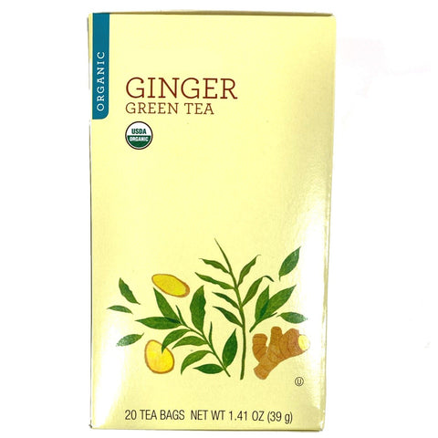 Organic Store Brand Green Tea, Ginger, 20 Count