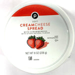 Store Brand Soft Cream Cheese Spread, with Strawberries, 8 oz