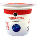 Store Brand Yogurt, Lowfat, Fruit on the Bottom, Blueberry, 6 oz.