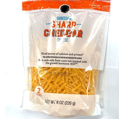 Store Brand Sharp Cheddar Cheese, 8oz