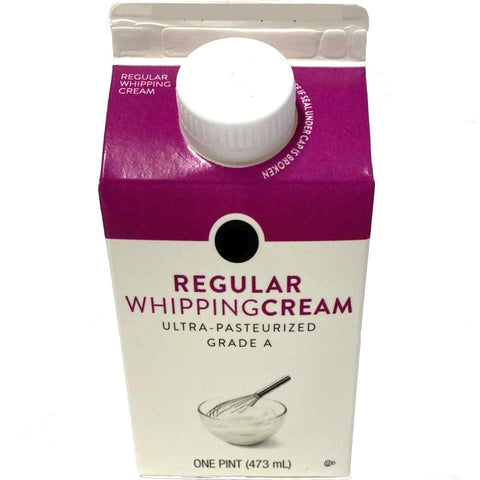 Store Brand Regular Whipping Cream, 1 Pint