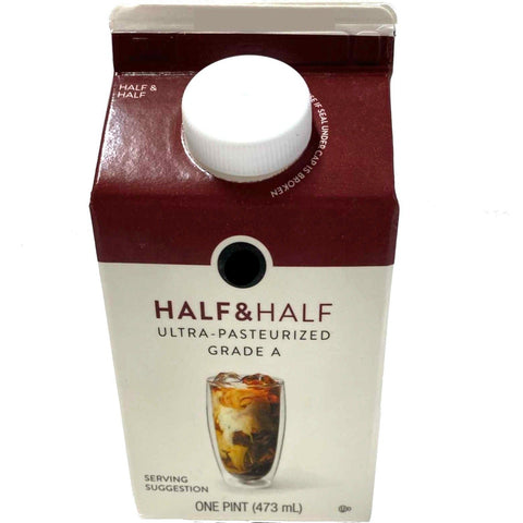 Store Brand Ultra Pasteurized Half & Half, 1 Pint