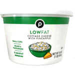 Store Brand Cottage Cheese, Low Fat, Small Curd, 1% Milkfat Minimum, 16 oz