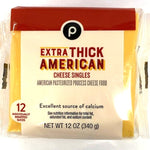 Store Brand Extra Thick American Cheese Singles, 12 Slices